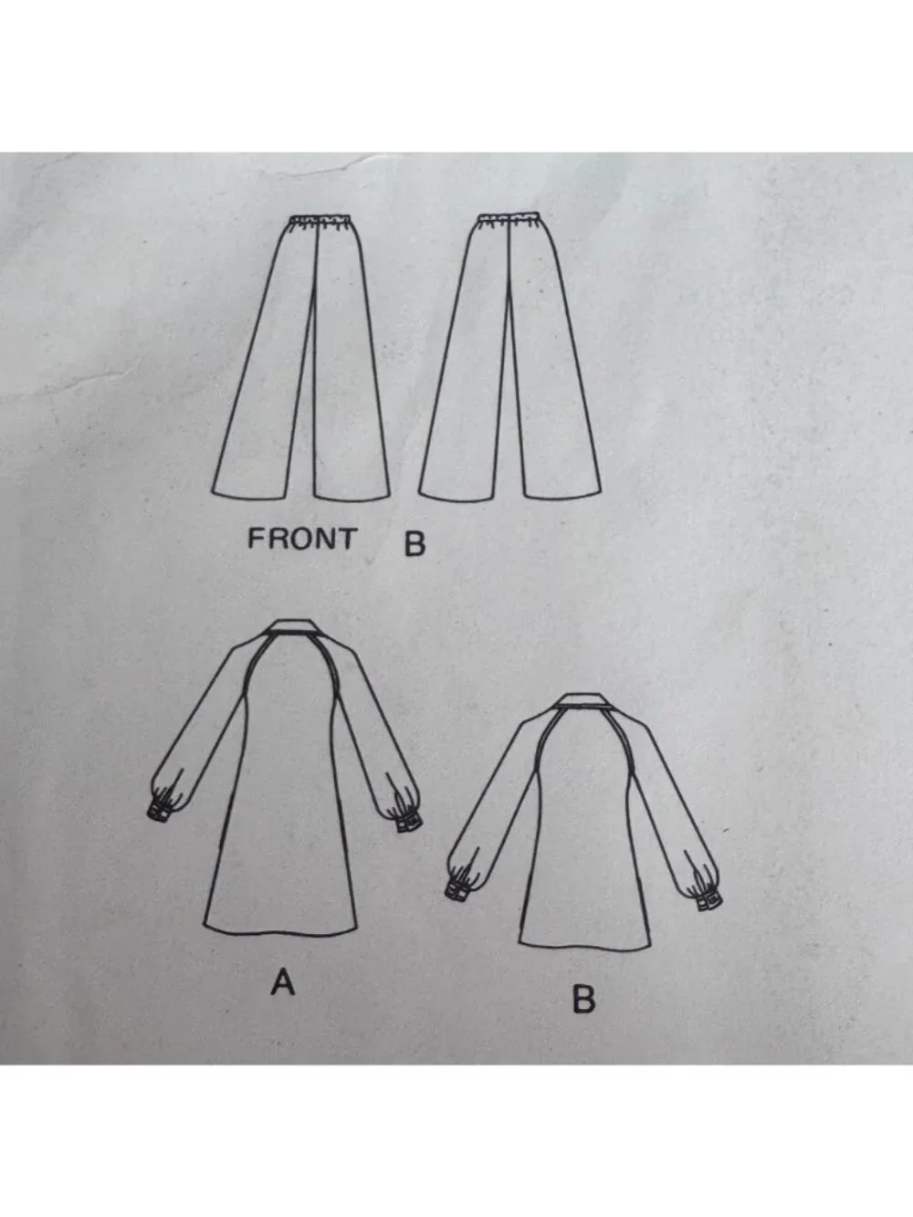 Vogue Sewing Pattern 1168 Stan Herman Dress Pants 10  American Designer UC Easy